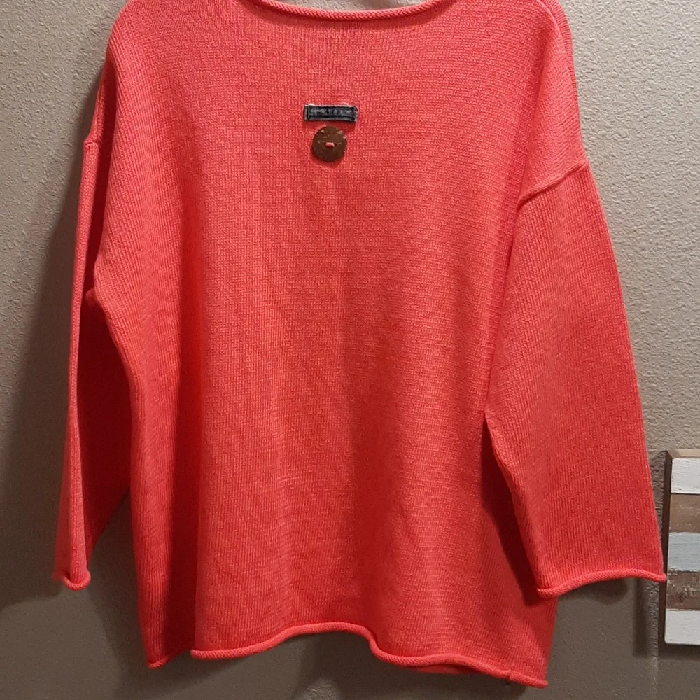Shannon Passero Oversized 100% Cotton Sweater. Size Large - Picture 2 of 9